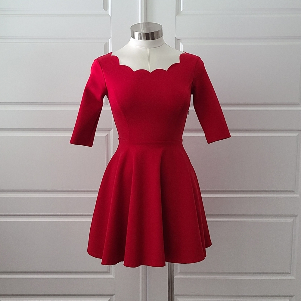 Red Skater Dress